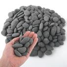 Mexican Beach Pebbles Quibbay 2,3 kg 1-2,5 cm cinza