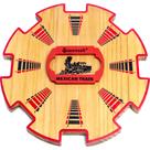 Mexican Train Hub Queensell Wooden para jogo de dominó
