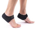 MIAYOHO Copos de calcanhar para fascite plantar com almofadas de gel pretas tamanho M