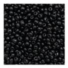 Miçanga 6/0 Passante Perolado Vidrilho Preto 4mm 1500pçs 150g