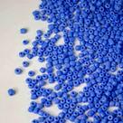 Miçanga Azul Médio 6/0 4mm - 6200 peças - 500g Miçanga Azul Médio 6/0 4mm - 6200 peças - 500g