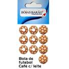 Miçanga boias barao bola de futebol ref 370 cafe c/leite