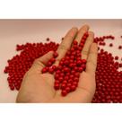 Miçanga bola acrílica leitosa 8mm