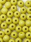 Miçanga Bola Amarelo claro 8mm/ aprox.420peças -100g Miçanga Bola Amarelo claro 8mm/ aprox.420peças -100g