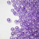 Miçanga Bolinha de Sabão /Roxo 6mm- aprox 450 peças- 50g