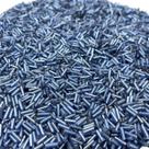 Miçanga Canutilho Azul Perolado 7mm 10000pçs 500g Artesanato Miçanga Canutilho Azul Perolado 7mm 10000pçs 500g Artesanato