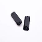 Miçanga Costura Chaton Retângulo Abs Preto 6x18mm 10pçs 4g