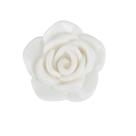 Miçanga em Plástico Flor Rosa Branca 2 cm
