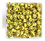 Miçanga Infantil Smile Amarelo P/ Pulseiras - Aprox 400 Pçs Miçanga Infantil Smile Amarelo P/ Pulseiras - Aprox 400 Pçs
