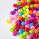 Miçanga Infantil Tipo Rondela Multi Color 8MM 210Un 43g