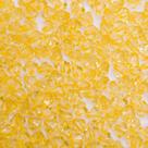 Miçanga Passante Balão Facetado Acrílico Amarelo 6mm 3400pçs 500g Miçanga Passante Balão Facetado Acrílico Amarelo 6mm 3400pçs 500g