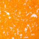 Miçanga Passante Balão Facetado Acrílico Laranja 8mm 200pçs 100g