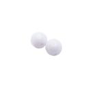 Miçanga Passante Bola Lisa Plástico Branca 6mm 1000pçs 150g