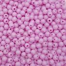 Miçanga Passante Bola Lisa Plástico Lilás 6mm 1000pçs 150g