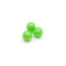 Miçanga Passante Bola Lisa Plástico Verde 6mm 1000pçs 150g