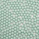 Miçanga Passante Bola Lisa Plástico Verde Claro 6mm 1000pçs 150g