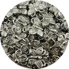 Miçanga Passante Borboleta 24x31mm Níquel 10pçs 23g Miçanga Passante Borboleta 24x31mm Níquel 10pçs 23g