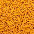 Miçanga Passante Canutilho Tubo Laranja Escuro 7mm 3000pçs 150g