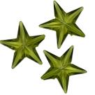 Miçanga Passante Estrela 26mm Verde Acrílico 20un Bijuteria Miçanga Passante Estrela 26mm Verde Acrílico 20un Bijuteria