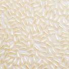 Miçanga Passante Gota Pérola Abs Creme 3x6mm 8.400pçs 500g