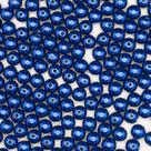 Miçanga Passante Pérola Abs Azul 8mm 200pçs 80g