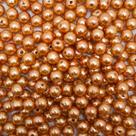 Miçanga Passante Pérola Abs Caramelo 8mm 200pçs 80g