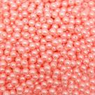 Miçanga Passante Pérola Abs Champagne 6mm 100pçs 15g