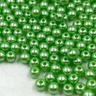 Miçanga Passante Pérola Abs Verde 6mm 100pçs 15g