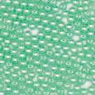 Miçanga Passante Pérola Abs Verde Claro 8mm 200pçs 80g Miçanga Passante Pérola Abs Verde Claro 8mm 200pçs 80g