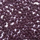 Miçanga Passante Pitanga Plástico Marrom 6mm 5000pçs 500g