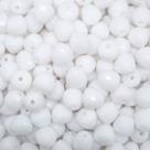 Miçanga Passante Triângulo Facetado Plástico Branco 10mm 100pçs 80g Miçanga Passante Triângulo Facetado Plástico Branco 10mm 100pçs 80g