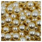 Miçanga Pérola Creme 16mm 30pçs Passante Bijuterias 72g Miçanga Pérola Creme 16mm 30pçs Passante Bijuterias 72g