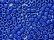 Miçanga Tererê 8x10mm 500g Cor 046 Azul Royal Leitoso