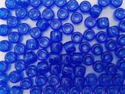 Miçanga Tererê 8x10mm 500g Cor 108 Azul Royal Escuro Transparente