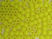 Miçanga Tererê 8x10mm 500g Cor 111 Amarelo Neon Leitoso Miçanga Tererê 8x10mm 500g Cor 111 Amarelo Neon Leitoso