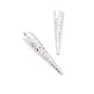 Miçanga Tulipa Chapéu Metal Prata 3x8x40mm 340pçs 500g Miçanga Tulipa Chapéu Metal Prata 3x8x40mm 340pçs 500g
