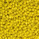 Miçanga Vidro Amarelo 3,6mm 100g p/ Guia Umbanda Candomblé