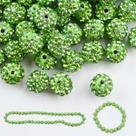 Miçangas de argila de strass, 10 mm, 200 unidades para criar KESOCORAY Miçangas de argila de strass, 10 mm, 200 unidades para criar KESOCORAY