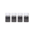 Miçangas forradas de 5 mm Micro Link Rings para extensões de cabelo I Tip