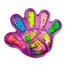 Miçangas para pulseira cordão 92 peças cores atrativas brinquedo infantil lembrancinha festa