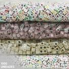 Miçangas Para Pulseira - Letras - C/1000 Peças M06 - Nybc