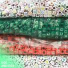 Miçangas Para Pulseira - Letras - C/1000 Peças M10 - Nybc