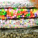 Miçangas Para Pulseira - Letras - C/1000 Peças M29 - Nybc