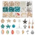 Miçangas PH PandaHall 208 unidades de mistura de animais oceânicos para joias Miçangas PH PandaHall 208 unidades de mistura de animais oceânicos para joias