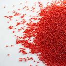 Miçanguinha 11/0 Vermelho Com Miolo 2MM100 Gramas