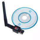 Micro Adaptador USB Wireless com Antena Externa - 300Mbps