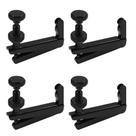 Micro afinador preto para violino