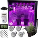 Micro Estufa Cultivo Indoor Full Spectrum Irrigação Pc Grow Completa