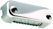 Micro luz LED Attwood 6350B7, azul, aço inoxidável