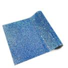 Micro Manta de Strass Esmeralda 40cm x 24cm P/ Artesanatos